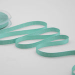 raso boutique lamè 10 mm verde acqua marina