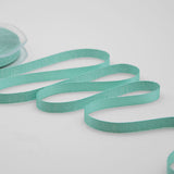 raso boutique lamè 10 mm verde acqua marina