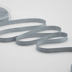 raso boutique lamè 10 mm grigio scuro