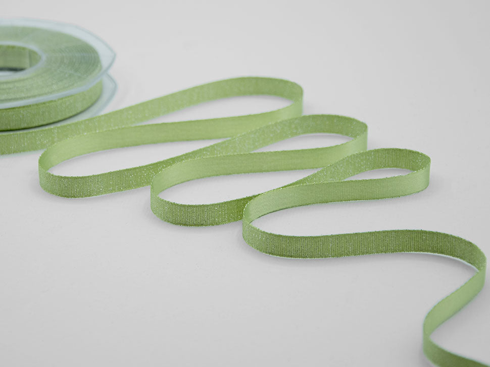 raso boutique lamè 10 mm verde prato