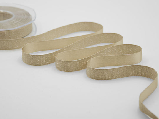 raso boutique lamè 16 mm beige