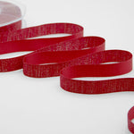 raso boutique lamè 16 mm rosso