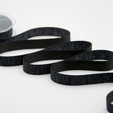 raso boutique lamè 16 mm nero