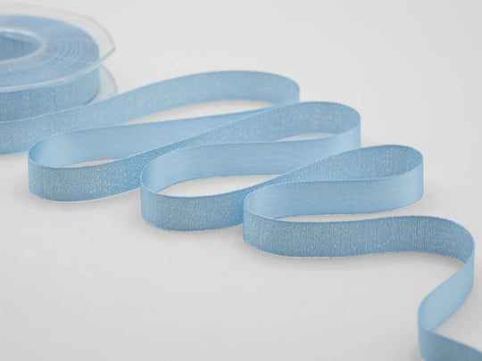 raso boutique lamè 16 mm azzurro baby