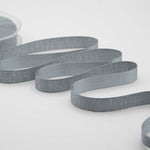 raso boutique lamè 16 mm grigio scuro