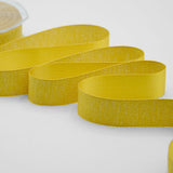 raso boutique lamè 25 mm giallo sole