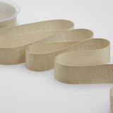 raso boutique lamè 25 mm beige