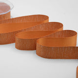 raso boutique lamè 25 mm arancio pesca