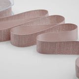 raso boutique lamè 25 mm cipria scuro