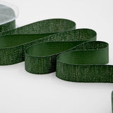raso boutique lamè 25 mm verde inglese