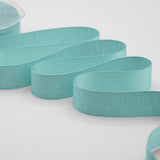 raso boutique lamè 25 mm verde acqua marina