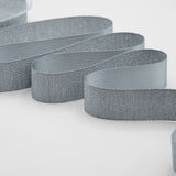 raso boutique lamè 25 mm grigio scuro