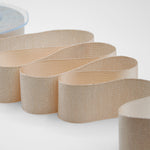 raso boutique lamè 40 mm albicocca chiaro