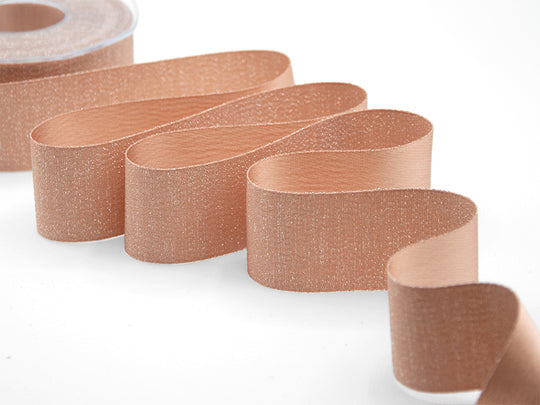 raso boutique lamè 40 mm salmone