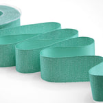 raso boutique lamè 40 mm verde acqua marina