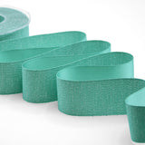 raso boutique lamè 40 mm verde acqua marina