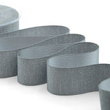 raso boutique lamè 40 mm grigio scuro