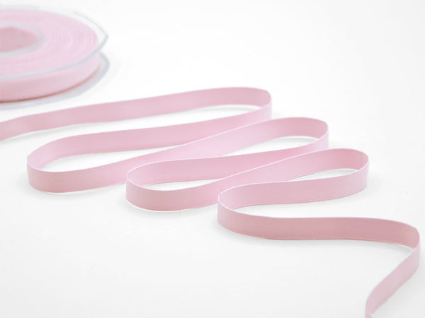Double opaque satin 10 mm pink baby