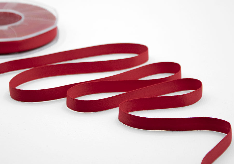 doppio raso opaco 10 mm rosso
