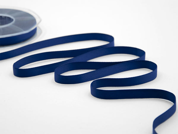 10 mm dark blue opaque satin