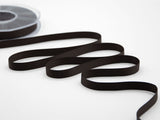 Double opaque satin 10 mm cocoa