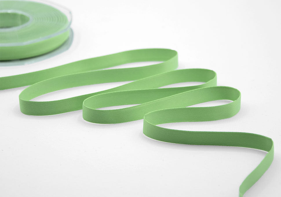 doppio raso opaco 10 mm verde mela