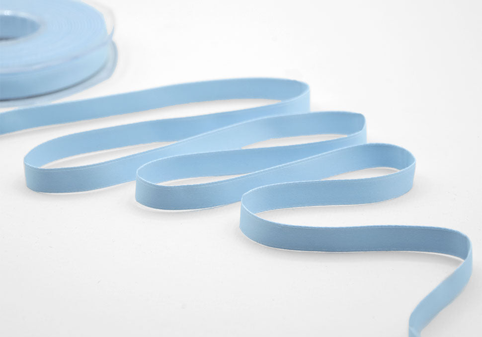 doppio raso opaco 10 mm azzurro baby