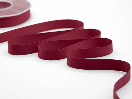 doppio raso opaco 15 mm bordeaux