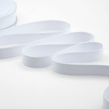 doppio raso opaco 15 mm bianco ottico