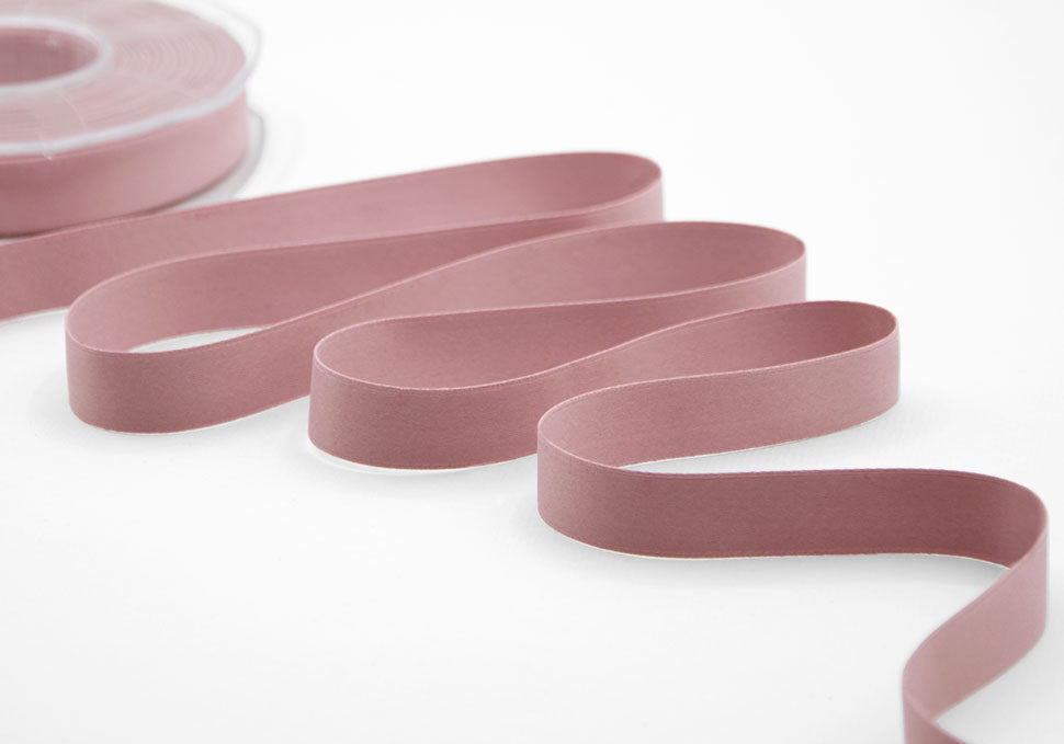 doppio raso opaco 15 mm rosa antico