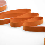 doppio raso opaco 15 mm arancio pesca