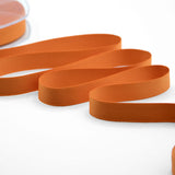 doppio raso opaco 15 mm arancio pesca