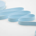 doppio raso opaco 15 mm azzurro baby