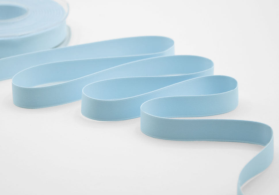 doppio raso opaco 15 mm azzurro baby
