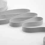 doppio raso opaco 15 mm grigio perla