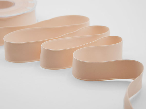 Double matte satin 25 mm light salmon