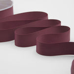 doppio raso opaco 25 mm bordeaux