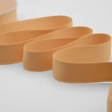 doppio raso opaco 25 mm arancio albicocca