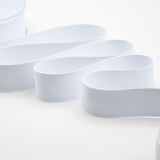doppio raso opaco 25 mm bianco ottico