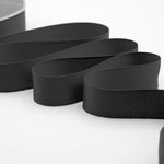 doppio raso opaco 25 mm nero