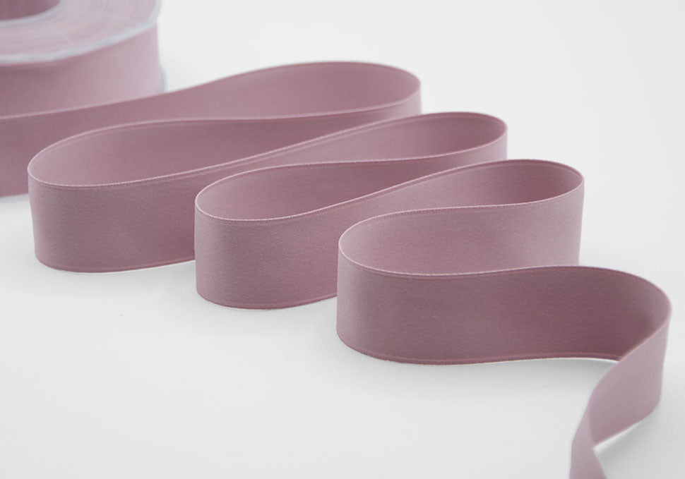 doppio raso opaco 25 mm rosa antico