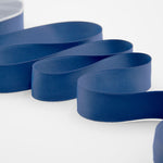 doppio raso opaco 25 mm blu scuro