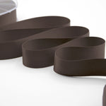 doppio raso opaco 25 mm cacao