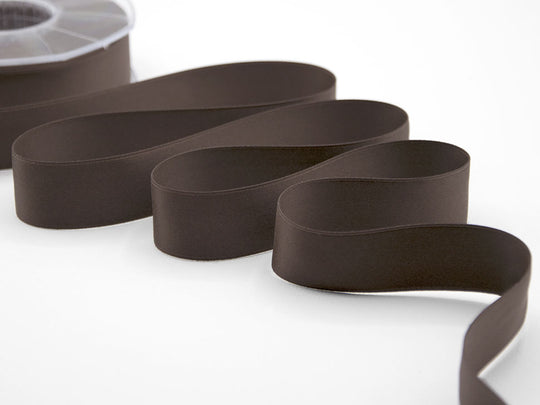 doppio raso opaco 25 mm cacao
