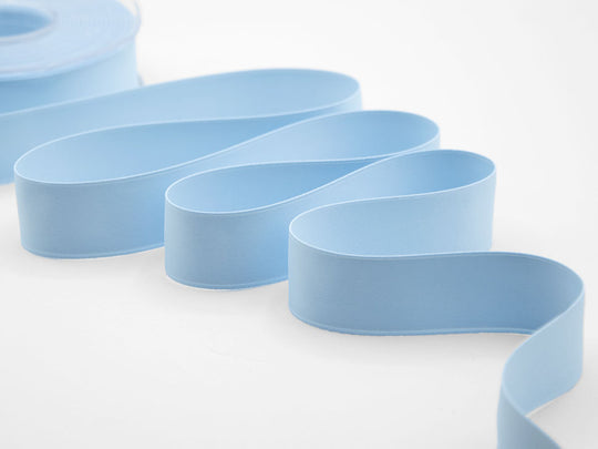 doppio raso opaco 25 mm azzurro baby