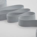 doppio raso opaco 25 mm grigio perla