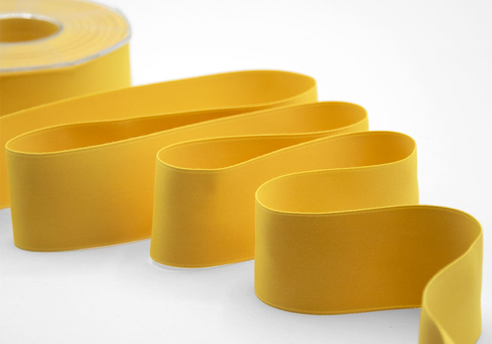 doppio raso opaco 40 mm giallo sole