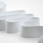 doppio raso opaco 40 mm bianco ottico