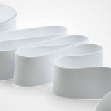 doppio raso opaco 40 mm bianco ottico