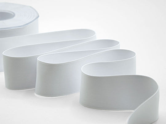 doppio raso opaco 40 mm bianco ottico